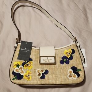 Reegan Pansy Toss Small Shoulder Bag